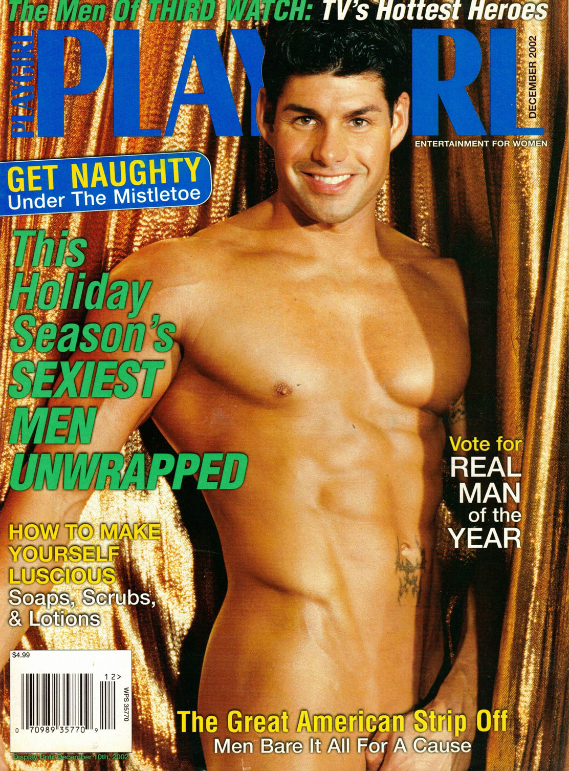 PLAYGIRL Magazine December 2002 GayVM