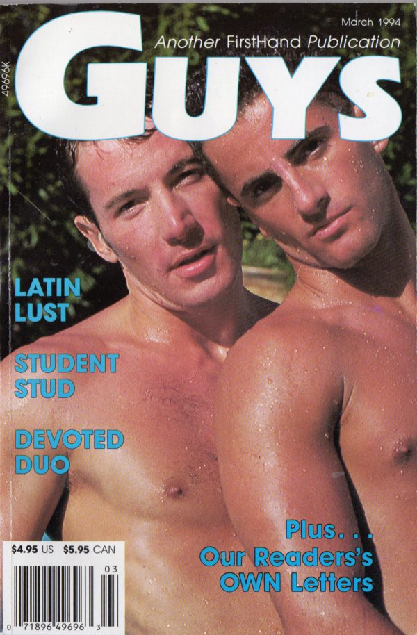 GUYS (Release March 1994) Gay Erotic Stories Paperback