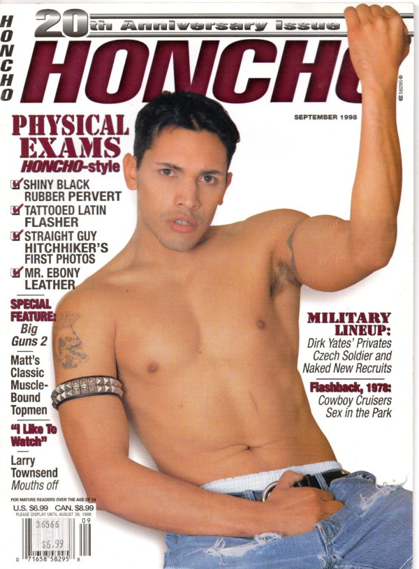 HONCHO Magazine (September 1996) Gay Male Digest Magazine