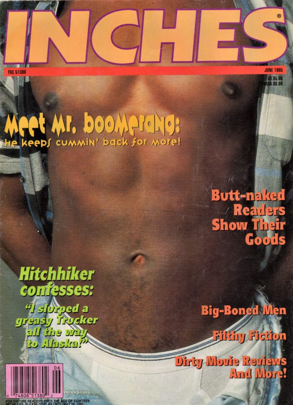 INCHES Magazine (August 1992) Gay Pictorial Lifestyle Magazine