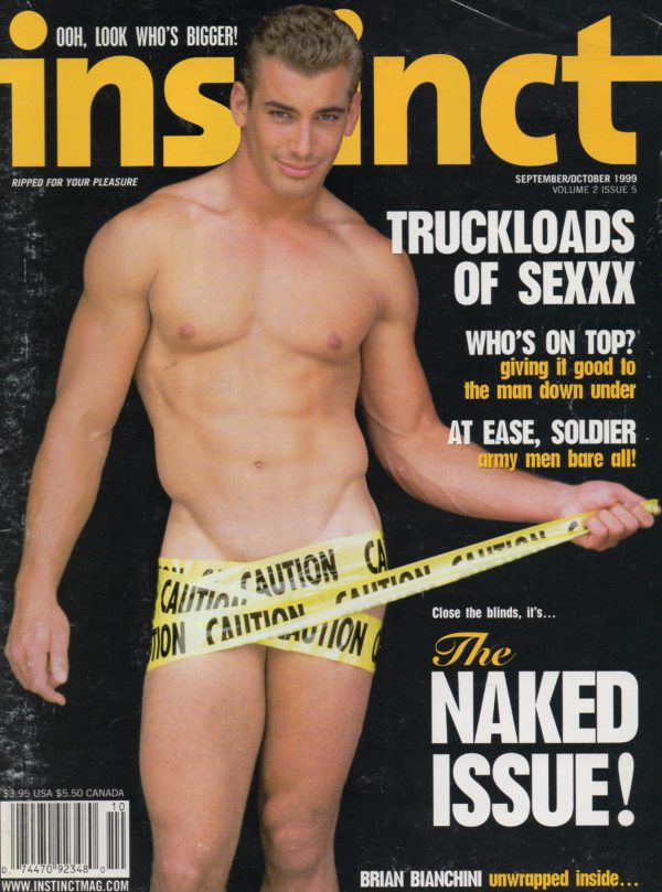 INSTINCT Magazine (Volume 2 #5 - September/October 1999) Gay Lifestyle Magazine