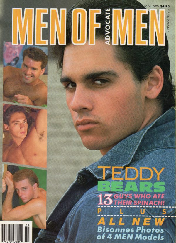 MEN OF ADVOCATE MEN Magazine (May 1988) Male Erotic Magazine