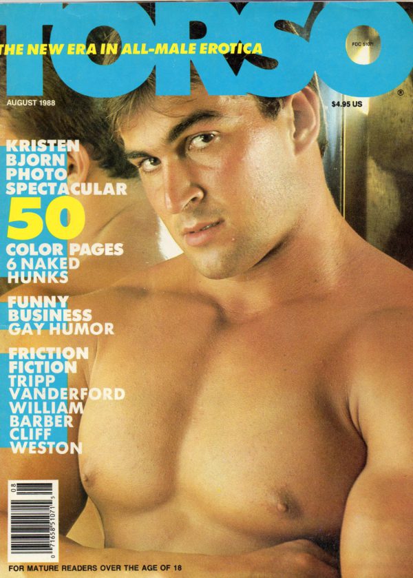 TORSO Magazine (August 1988) Gay Male Digest Magazine