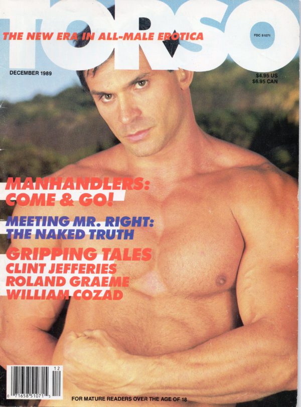 TORSO Magazine (December 1989) Gay Male Digest Magazine
