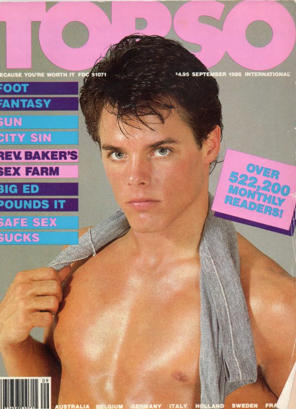 TORSO Magazine (September 1986) Gay Male Digest Magazine