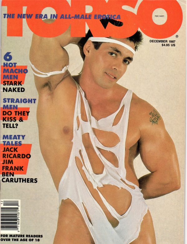 TORSO Magazine (December 1987) Gay Male Digest Magazine