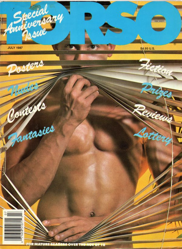 TORSO Magazine (July 1987) Gay Male Digest Magazine