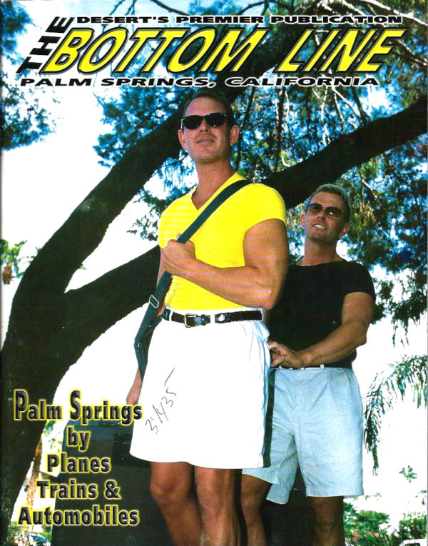 The Bottom Line Magazine, Bottom Line, October 2001, Gay Publication, Palm Springs, Gay Entertainment, Gay Ads, Gay Male Nudes, Gay Adult Images, GayVM, Gay Vintage Magazine,