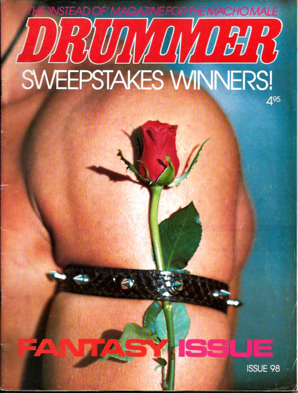 DRUMMER Sweepstakes Winners Magazine (Issue 98) Gay Male Digest Magazine
