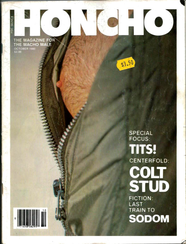 HONCHO Magazine (October 1980) Gay Male Digest Magazine