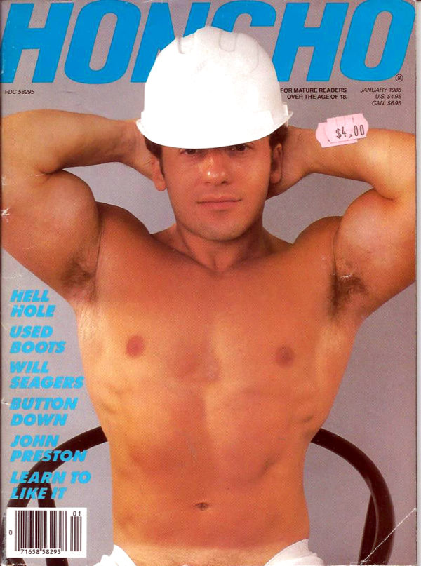 HONCHO Magazine (January 1988) Gay Male Digest Magazine
