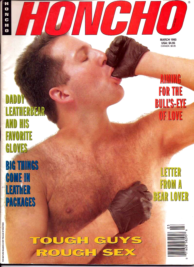 HONCHO Magazine (March 1993) Gay Male Digest Magazine | GayVM.com