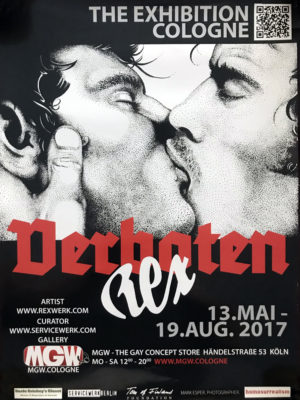 The Exhibition Cologne - VERBOTEN REX - 2017 Poster 23.5"x14.5"