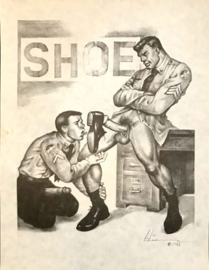 Tom of Finland - The SHOE - By Etienne 1981 - Print 15.25x11.5"