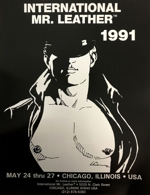 International Mr.Leather 1991 - By Etienne - Rare Print Poster 22x17"