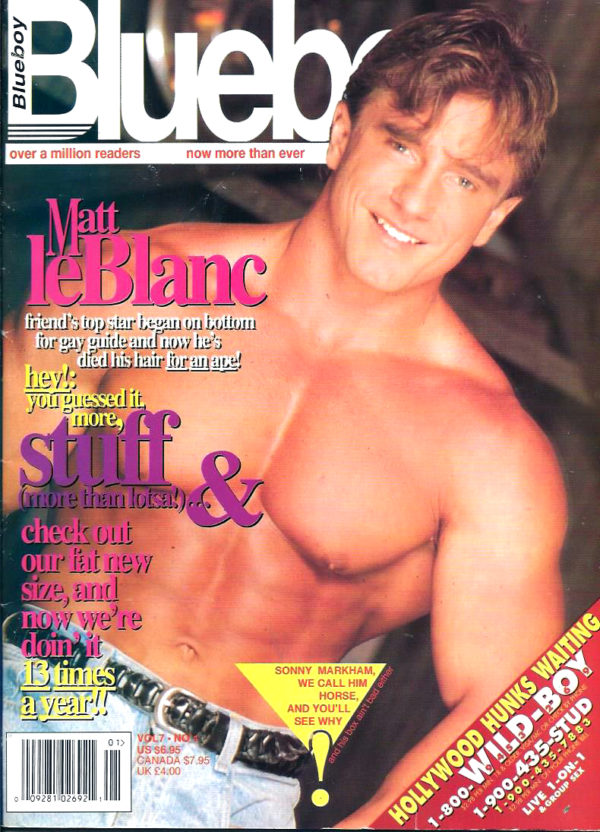 BLUEBOY Magazine (Volume 7 Number 1) Gay Adult Lifestyle