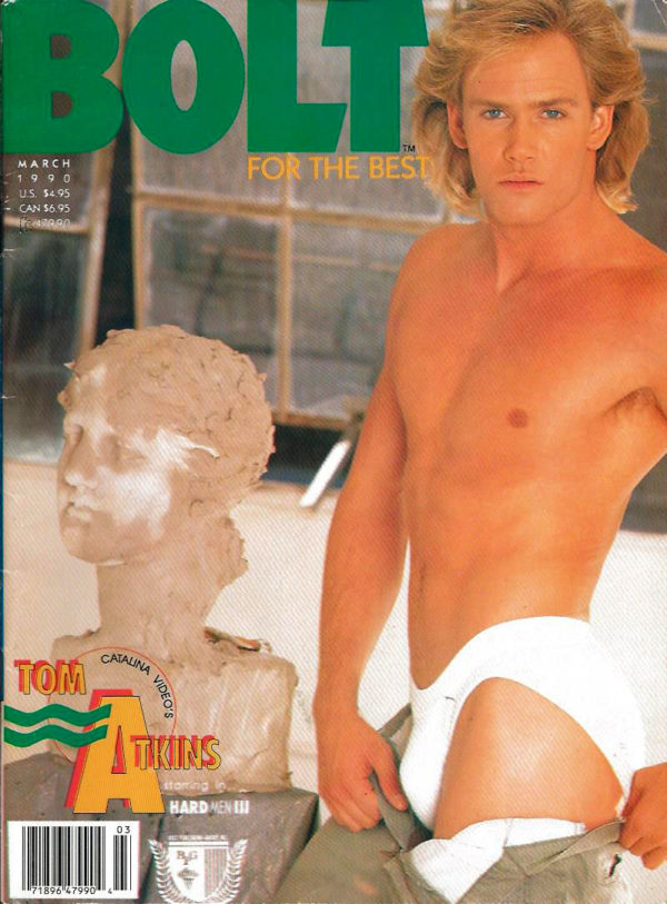 BOLT Magazine ( March 1990 ) Gay Adult Magazine