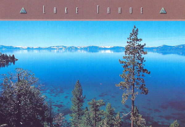LAKE TAHOE - Set of 4 Vintage Postcards