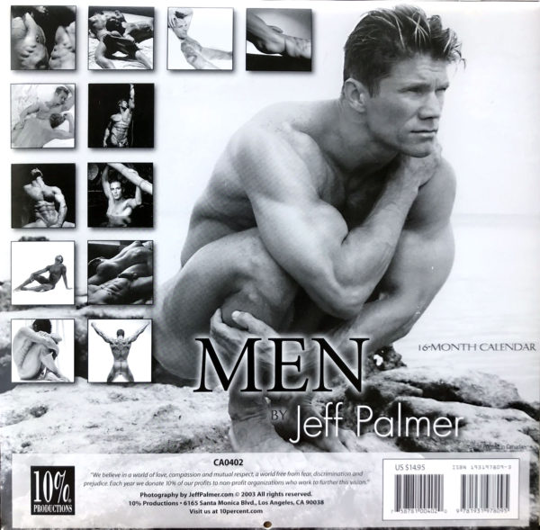 Jeff Palmer MEN Male Nudes 2004 Calendar