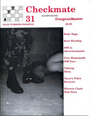 CHECKMATE 31 Gay Magazine Incorporating - Dungeon Master - May 2000
