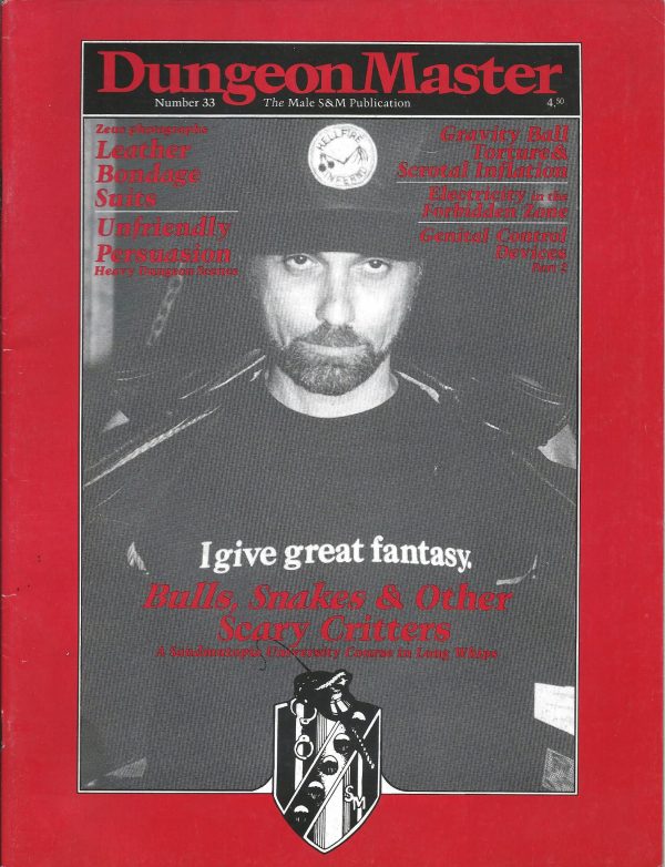 DUNGEON MASTER - The Male SM Publication - Number 33