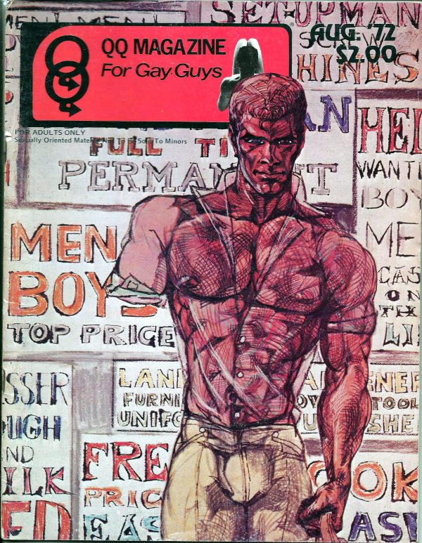 QQ Magazine (Queens Quarterly) August 1972 - For Gay Guys