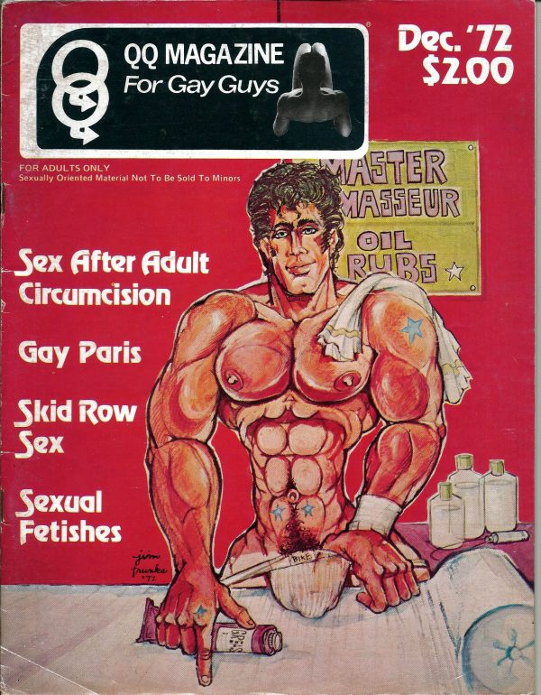 QQ Magazine (Queens Quarterly) December 1972 - For Gay Guys