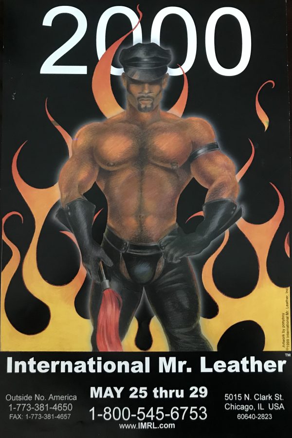 IML - International Mr.Leather 2000 - by Ponyboy - Rare Print Poster 24x15.5"