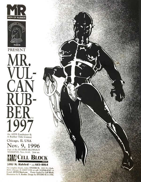 Rare - MR VULCAN RUBBER 1997 - Print 22 x 17"