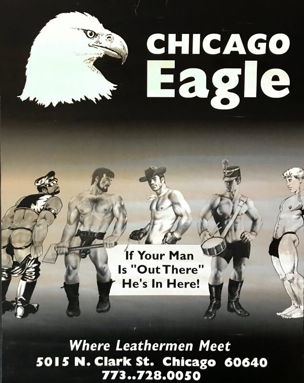 CHICAGO EAGLE - Where Leathermen Meet - Print 19.5 x 15.5"