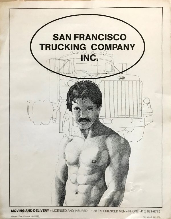Vintage - SAN FRANCISCO TRUCKING COMPANY - Print 22.5 x 17.5"