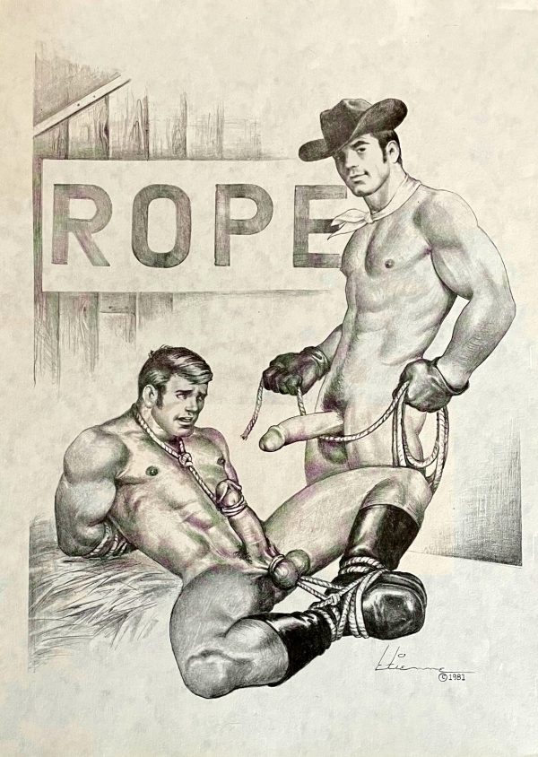 The ROPE - By Etienne 1981 - Limited Edition Print 17x12"