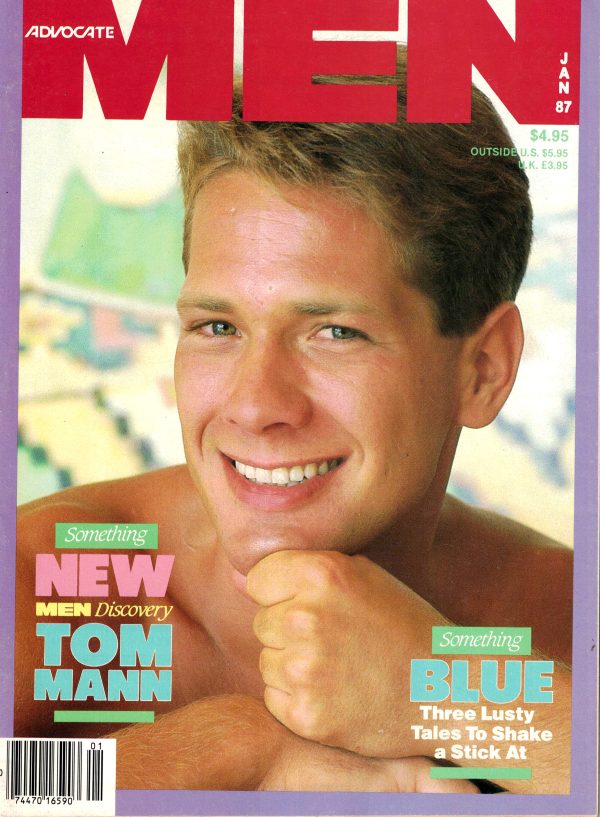 ADVOCATE MEN Magazine (January 1987) Male Erotic Magazine