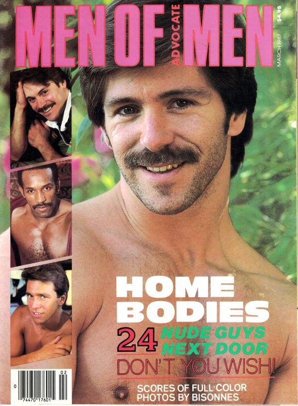 MEN OF ADVOCATE MEN Magazine (March 1987) Male Erotic Magazine
