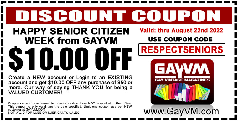 Happy Senir Citzen Week - Get $10.00 OFF when you spend $50 or more and use coupon code: RESPECT SENIORS