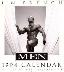 Jim French 1994 MEN Wall Calendar 12x12"