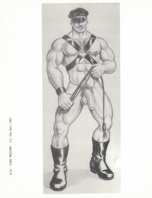 Gay Print - The HUN - 'LORD PRESTON' - Print 11x8.5" 1987 (H-15)