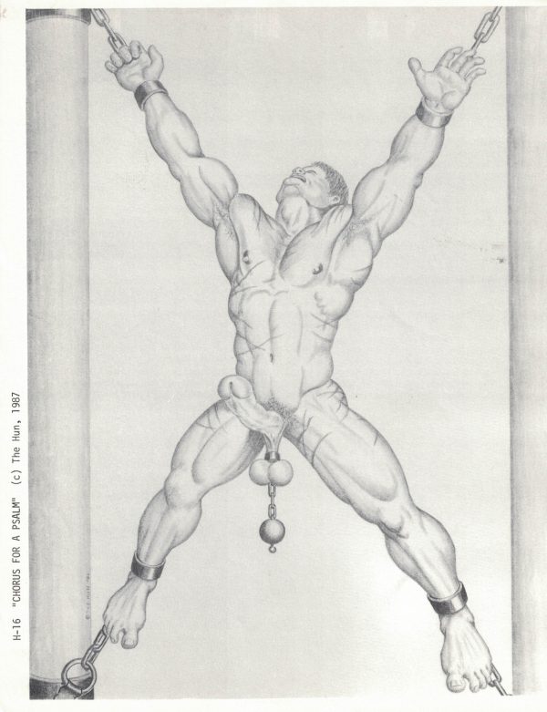 Gay Print - The HUN - 'CHORUS FOR A PSALM' - Print 11x8.5" 1987 (H-16)