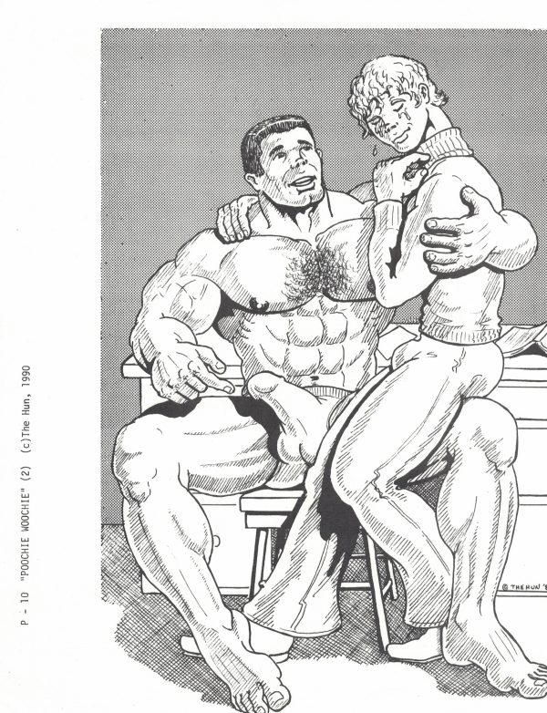 Gay Print - The HUN - 'POOCHIE WOOCHIE' - Print 11x8.5" 1990 (H-10)