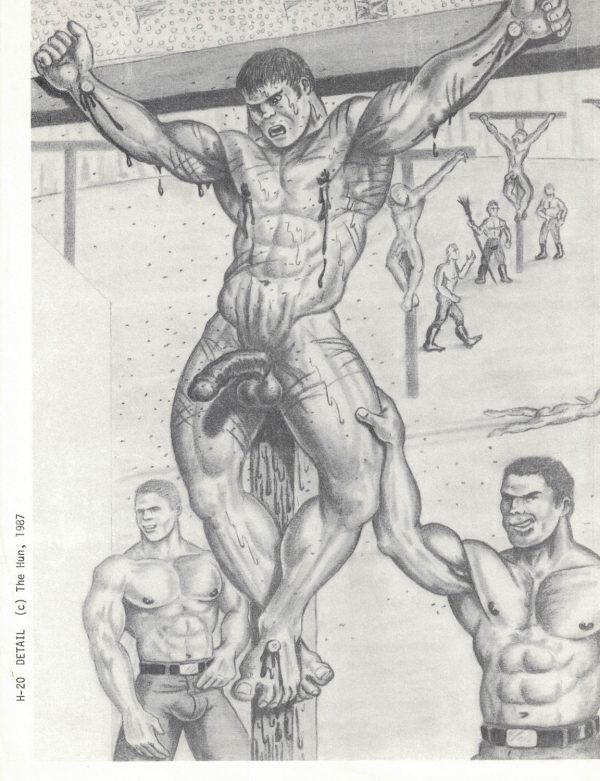 Gay Print - The HUN - 'DETAIL' - Print 11x8.5" 1987 (H-20)