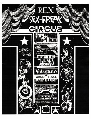 REX 29 - Sex-Freak Circus - Print Size 11x8.5