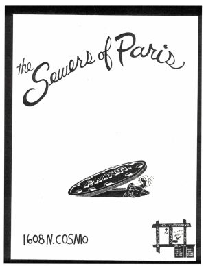 The SEWERS OF PARIS - P.M.W.W. - 1608 N. Cosmo - Print Size 11x8.5