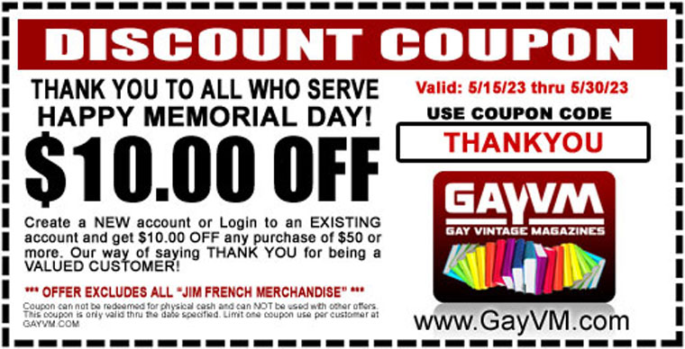 Get .00 OFF - Memorial Day when you spend  or more and use Coupon Code: THANKYOU
