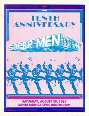 RARE - Tenth Anniversary SUPER-MEN Pageant Magazine - (August 1987)
